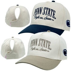 ponyflo hats with navy and tan brims Penn State Fight on, State